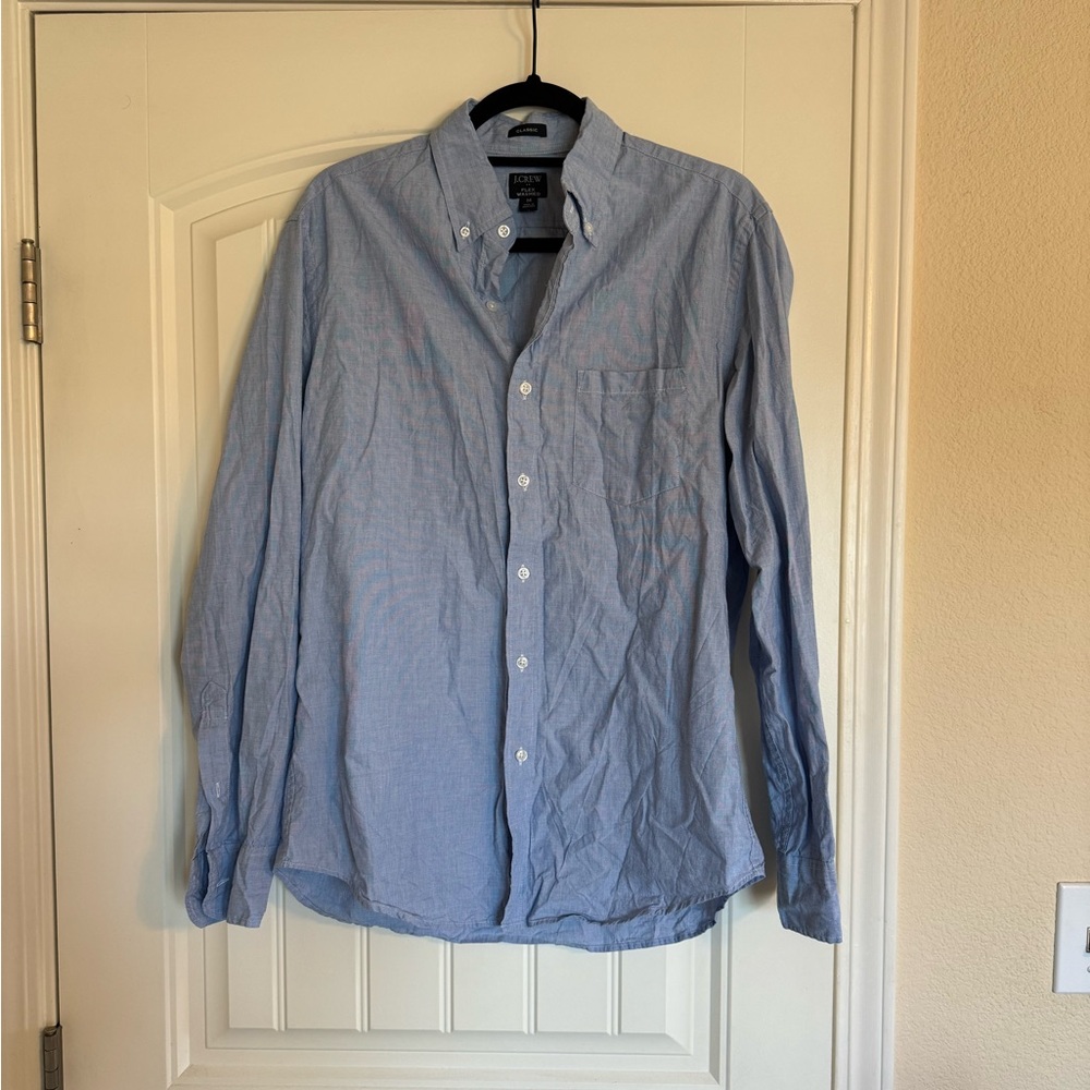 J.Crew men’s classic long sleeved button down